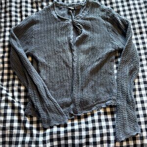 Cherokee Knit Tie-Front Cardigan